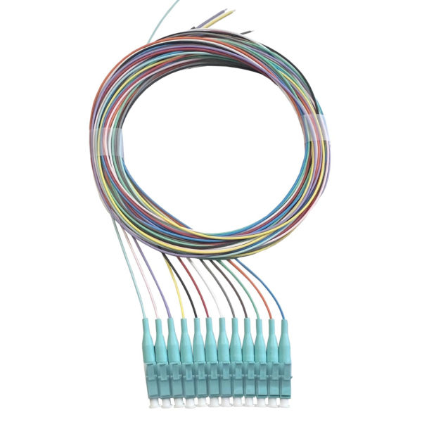 FLOFPTSCG7102 LC UPC Single Mode Fiber Optic Pigtail 12 Fiber ITU-T G657A1