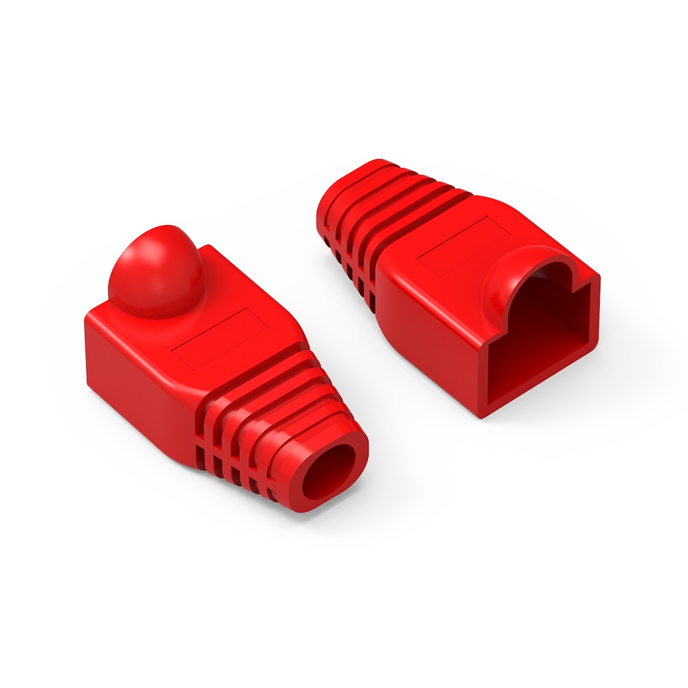 RJ45 Strain Relief Boots Red