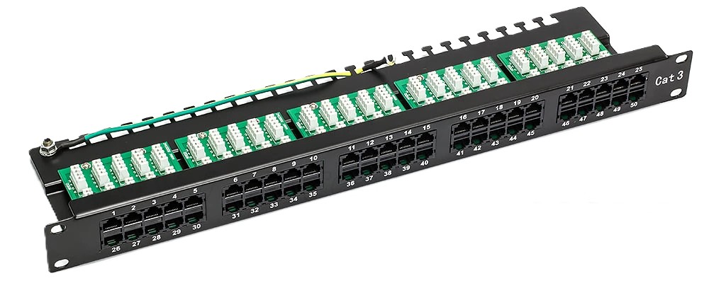 Patch Panel 50 Ports Cat3