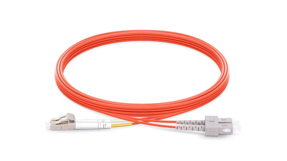 LC-SC OM2 Duplex Patch Cord