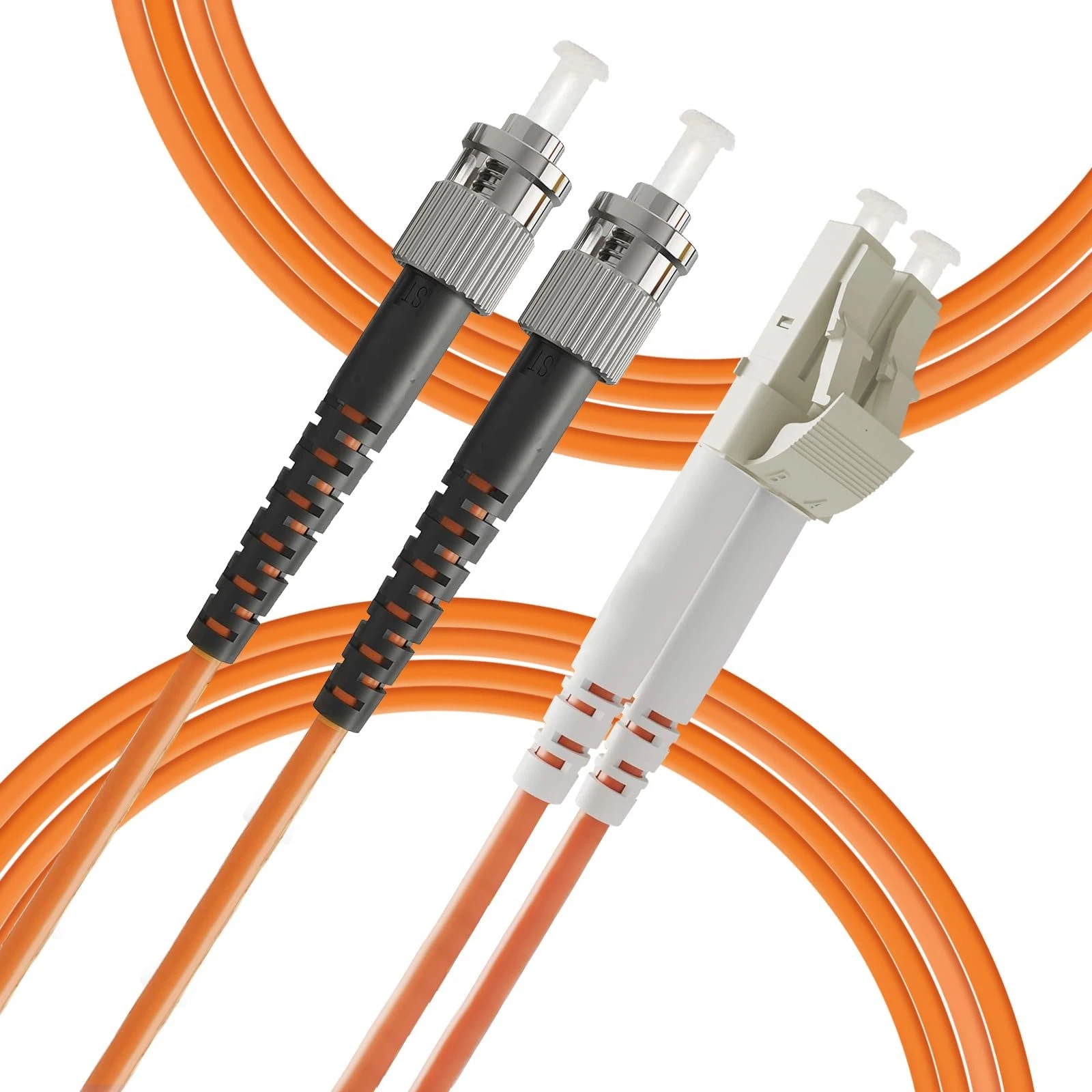 LC-ST OM2 Duplex Patch Cord