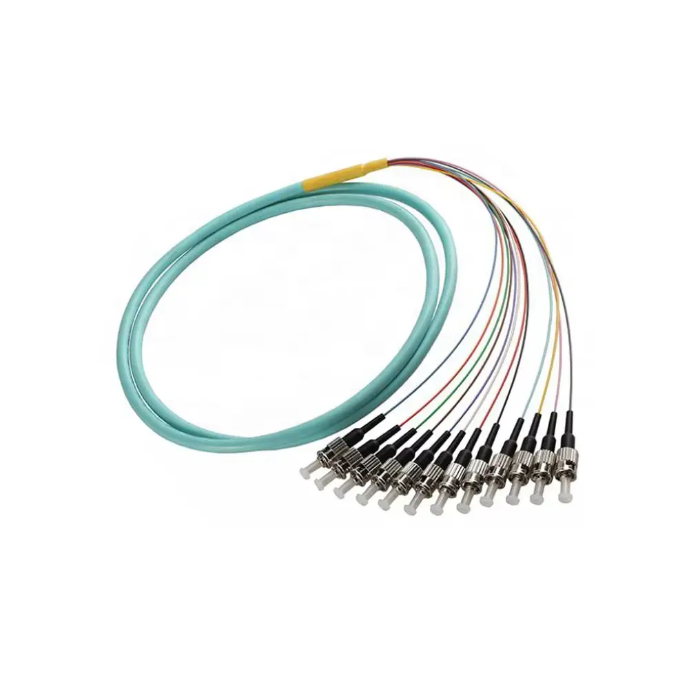 FLOFPTFCO202 FC Multi Mode Fiber Optic Pigtail UPC OM2 ITU-T G.651 12 Fiber